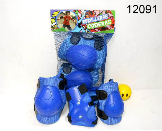 Imagen de SET DE CODERA RODILLERA Y MUÑEQUERA  AZUL/ROSA 3.26